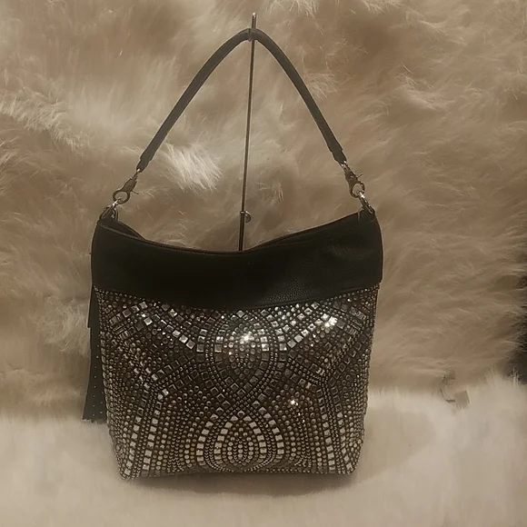 HANDBAG EXPRESS | Bags | Rhinestone Bling Design Hobo Bag